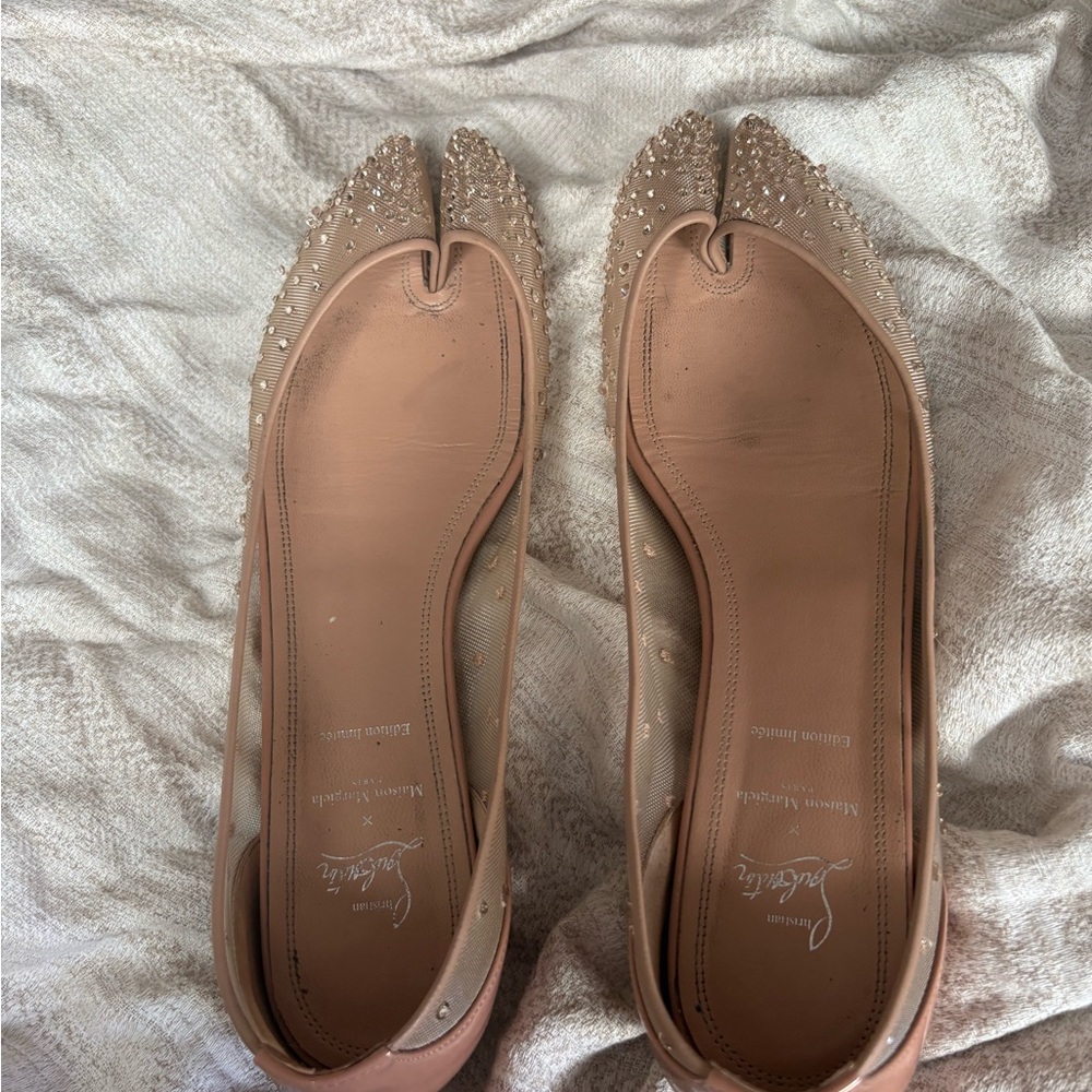 Maison Margiela x Christian Loubitin Strass Flat Tabi